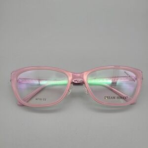Dream Himax H710 Women's 55-18-140 Pink Metal Full Rim Eyeglasses